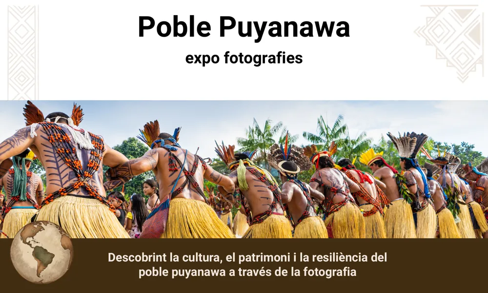 Portada de la exposición fotográfica «Poble Puyanawa»